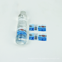 Impresión de la etiqueta de la botella de agua PVC/Etiqueta de manga de retroceso de calor para mascotas